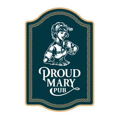 Proud Mary Pub logo: opiskelijabileiden tapahtumapaikka